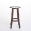 Primrose - Outdoor Acacia Wood Barstools With Foot Rest, (Set of 2) - Dark Brown
