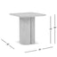 Sonoma - Square Pedestal Side Table - Antique Brown