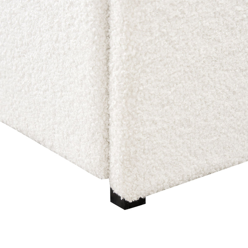 Liv - Cama plataforma tapizada con cajones patentada