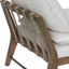 Daybed With Strap Detail - White