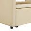 Twin Size Upholstered Daybed With Pop Up Trundle