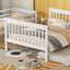 Bunk Bed With Twin Size Trundle, Storage And Guard Rail For Bedroom
