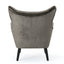 Alyssa - Mid Century Upholstered Arm Chair With Wingback Design