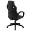 Norset - Upholstered Adjustable Home Office Desk Chair - Black