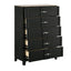 Opel - 5 Drawer Chest - Black