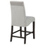 Upholstered Counter Stools (Set of 2) - Gray