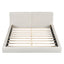 Upholstered Platform Bed, Grounded Bed With Solid Frame