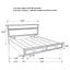 Storage Platform Bed 2 Drawer