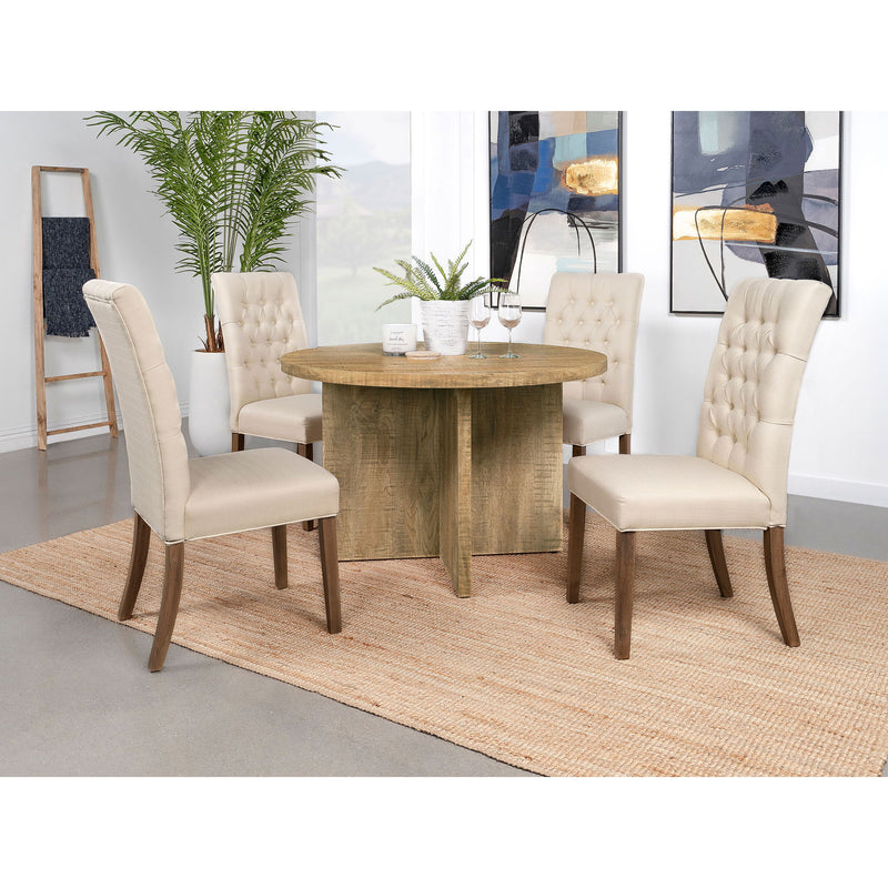 Larrabee - Mesa de comedor redonda - Color mango