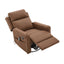 Manual Recliner Swivel Rocking Chair With 8 Point Massage And Heating