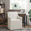 Traditional Skirted Dining Arm Chair