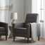 Macedonia - Button Tufted Fabric Recliner - Slate