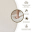 Accent Chair With Birch Wood Legs - White
