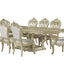 Monique - Dining Table Top & Base - Pearl Silver