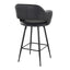 Margarite - Contemporary Fixed Height Counter Stool With Square Footrest (Set of 2)