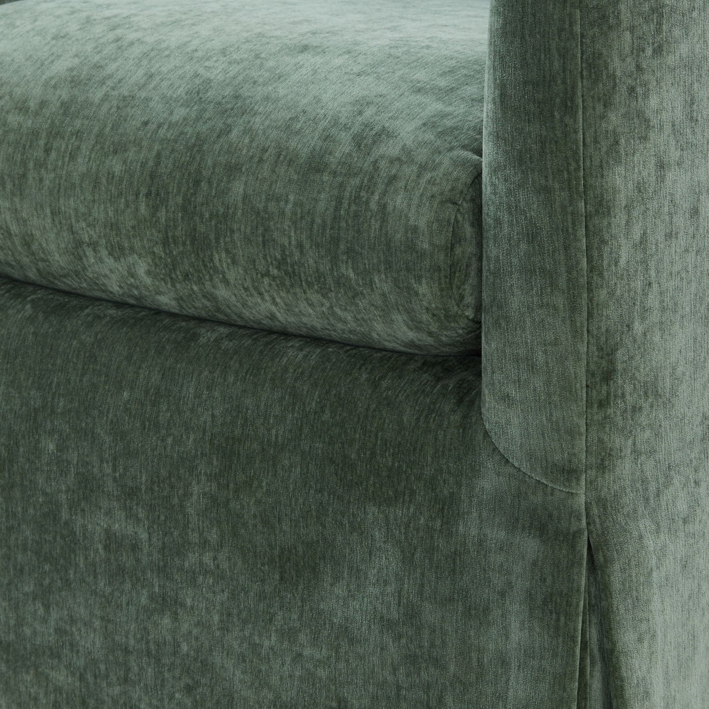 Luisa - Skirted Swivel Accent Chair