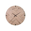 Wall Clock, Round, Large Oversized - Brown