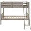 Brenton - Twin Over Twin Bunk Bed With Ladder - Taupe