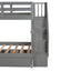 Stairway Bunk Bed & Storage And Guard Rail For Bedroom
