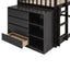 Bunk Bed With 4 Drawers And 3 Shelves