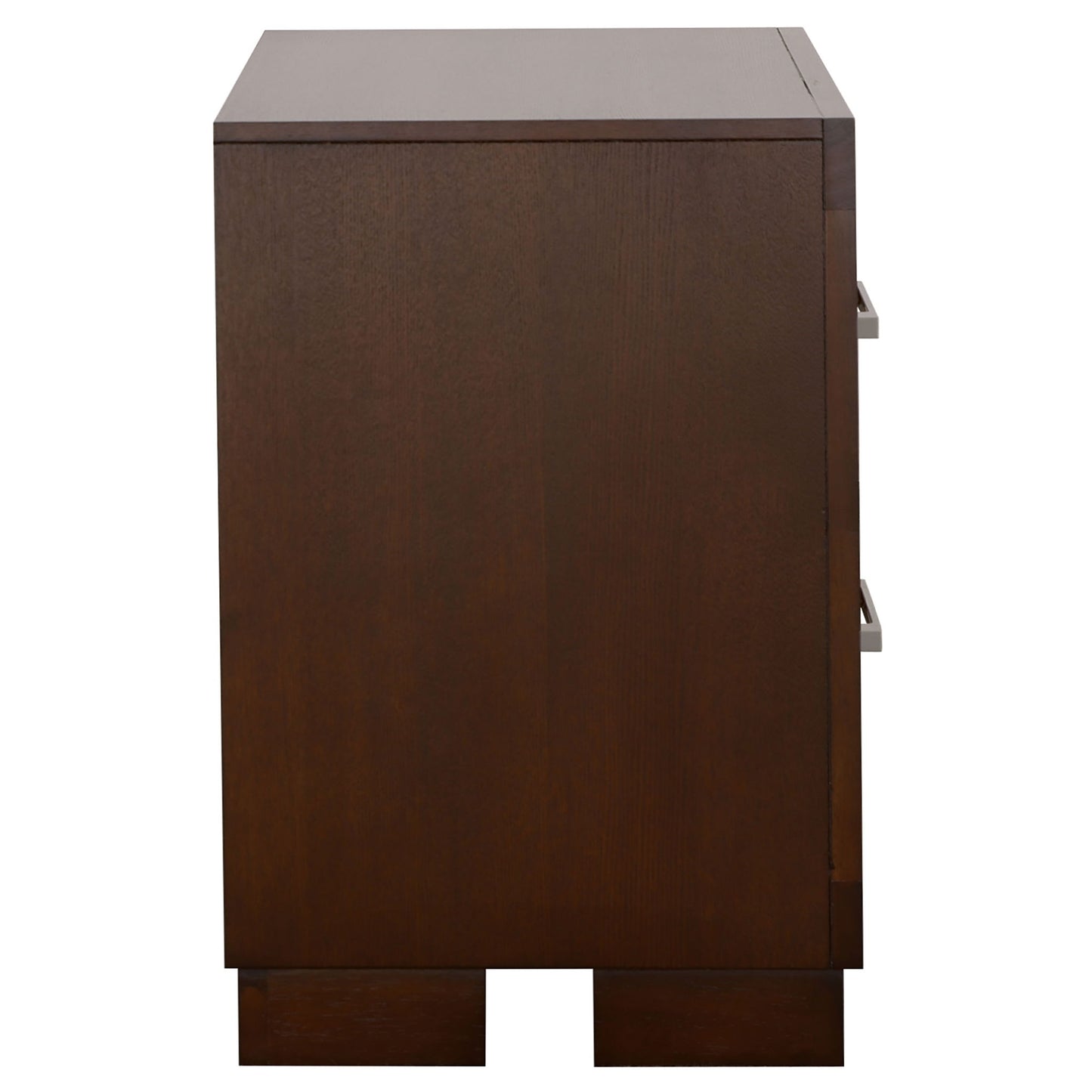 Polk - 2 Drawer Nightstand With Slim Handles - Cappuccino