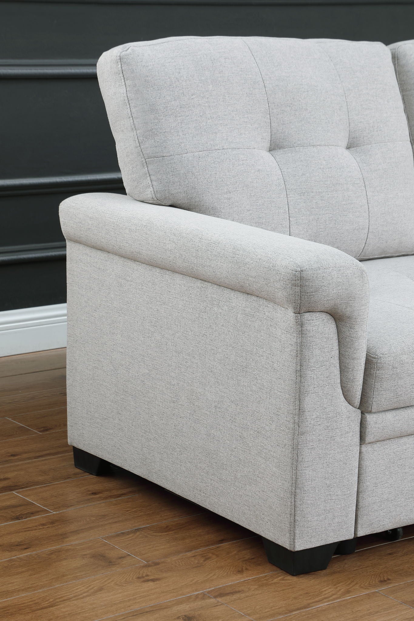 Hunter - Reversible Sleeper Sectional Sofa With Storage Chaise