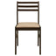 3 Piece Dining Set With Drop Leaf Table And Upholstered Chairs
