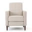 Mid-Century Modern Recliner With Button Tufted Waffle Stitch