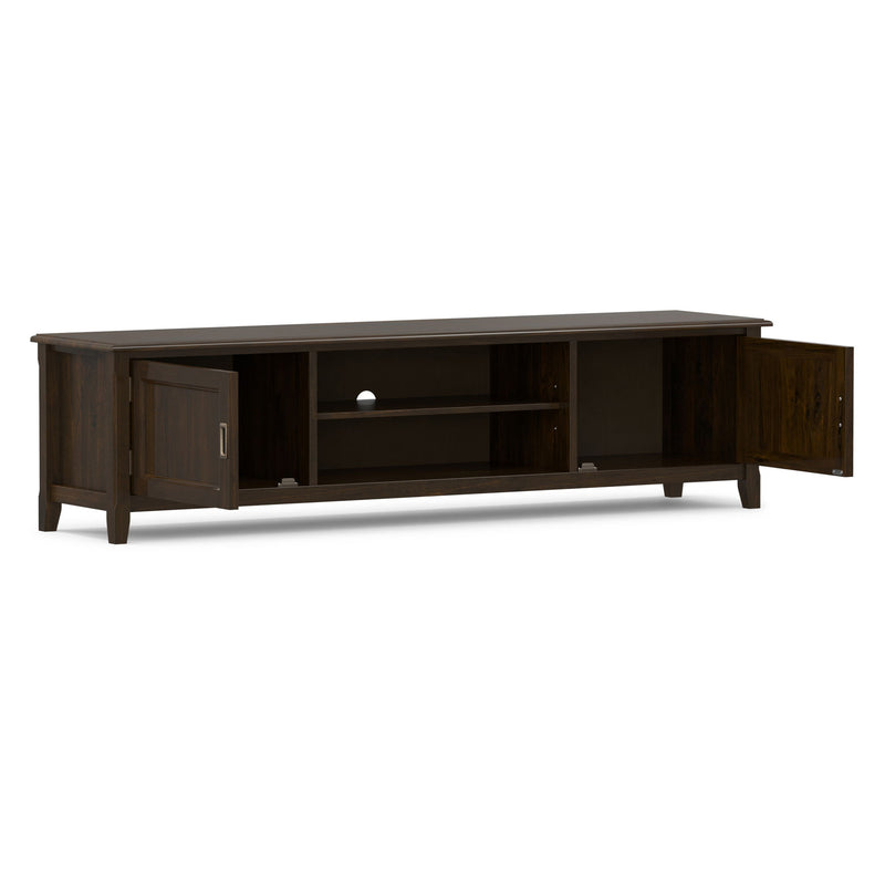 Burlington - Low TV Media Stand - Mahogany