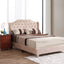 Upholstered Bed Transitional