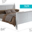 Panel Sleigh Bed