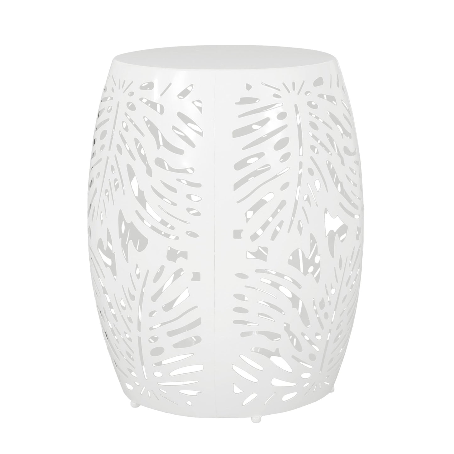 Modern Design Metal End Table, Large