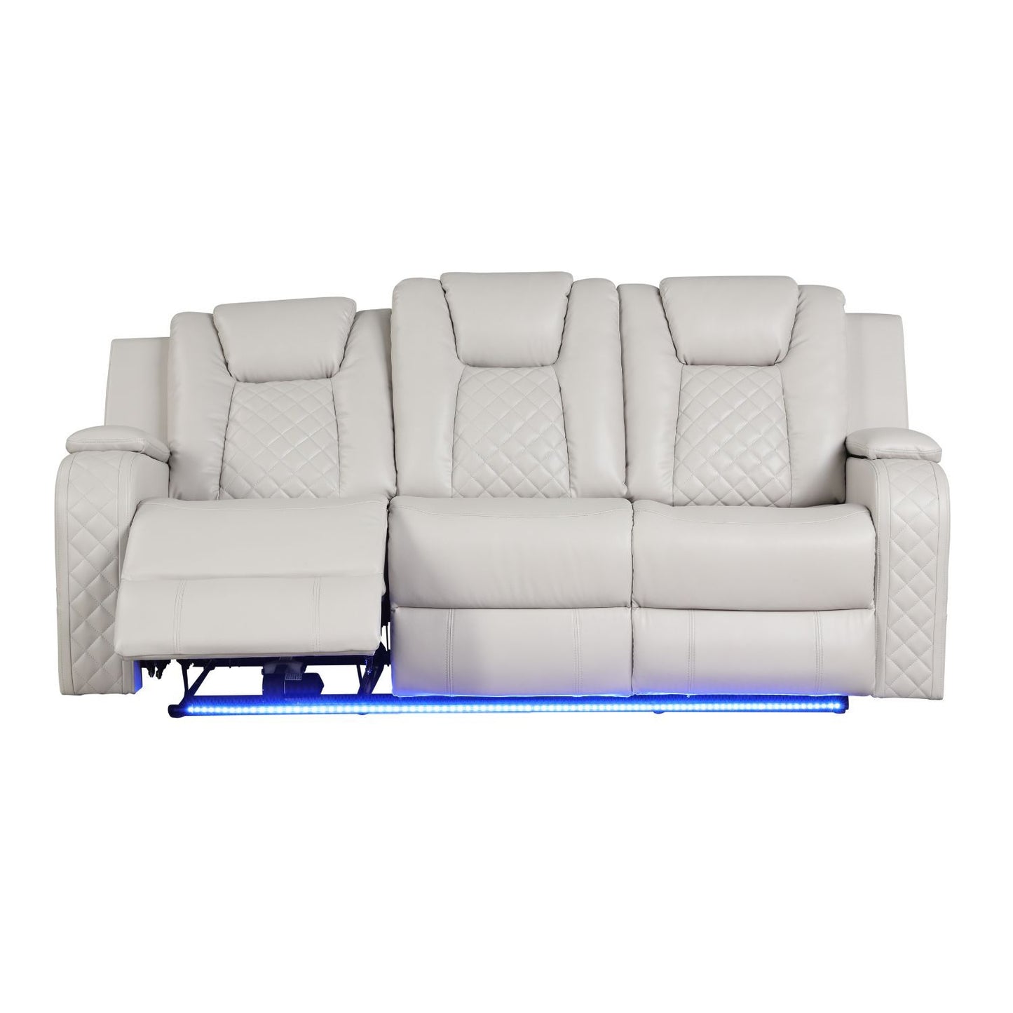 Benz - LED & Power Recliner With Adjustable Headrests And Ambient LED Lighting