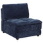 Azure - 5 Piece Upholstered Modular Sectional Sofa - Blue