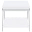 Briana - 2 Piece Coffee And End Table Set With Lift Top Legs - Gloss White