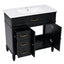 Bathroom Vanity With Sink, Freestanding Cabinet & Drawers