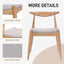 Elegant Dining Chairs With Ergonomic Backrest & Comfort Cushions (Set of 2)