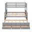 Bunk Bed With Twin Size Trundle And Drawers