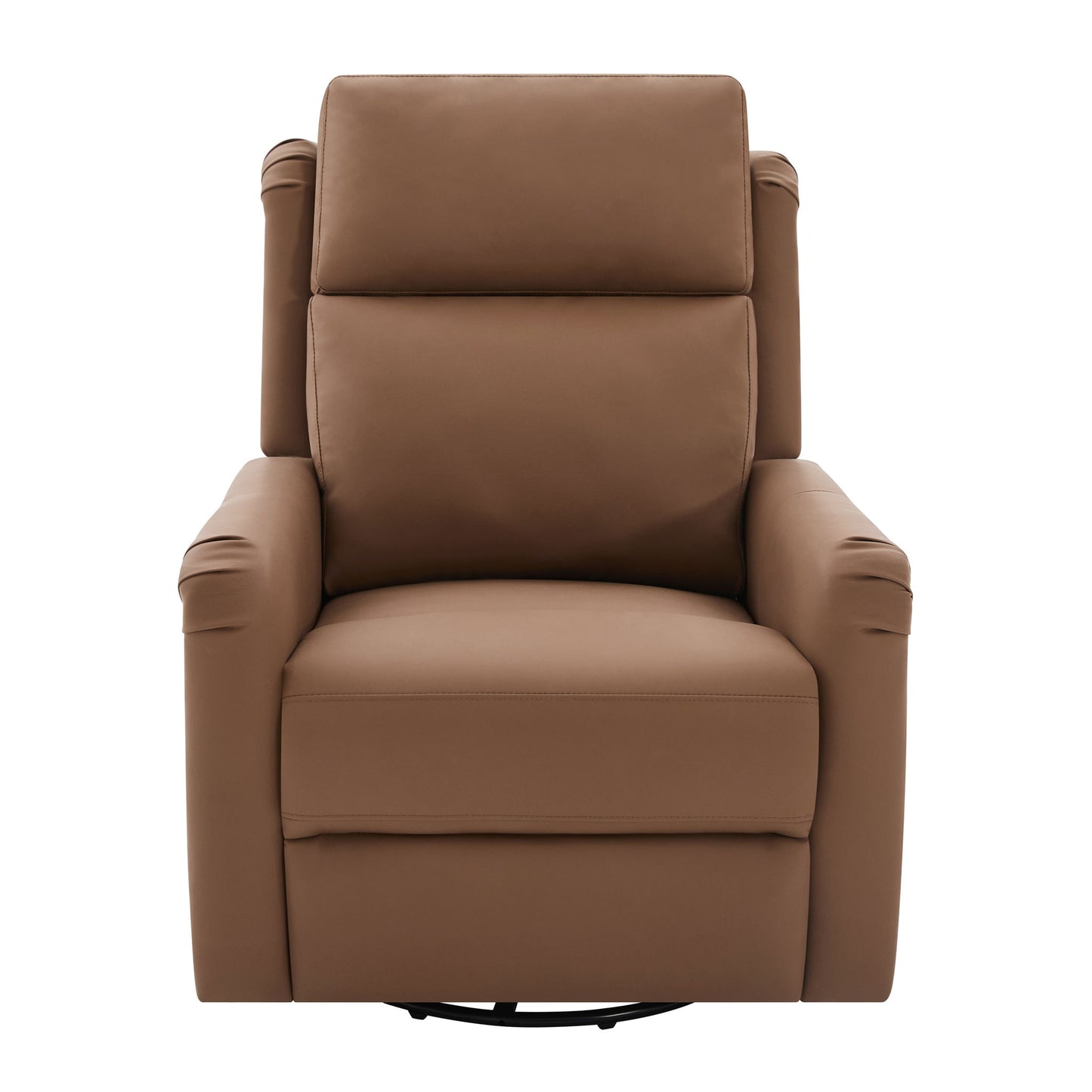 Manual Recliner Swivel Rocking Chair With 8 Point Massage And Heating