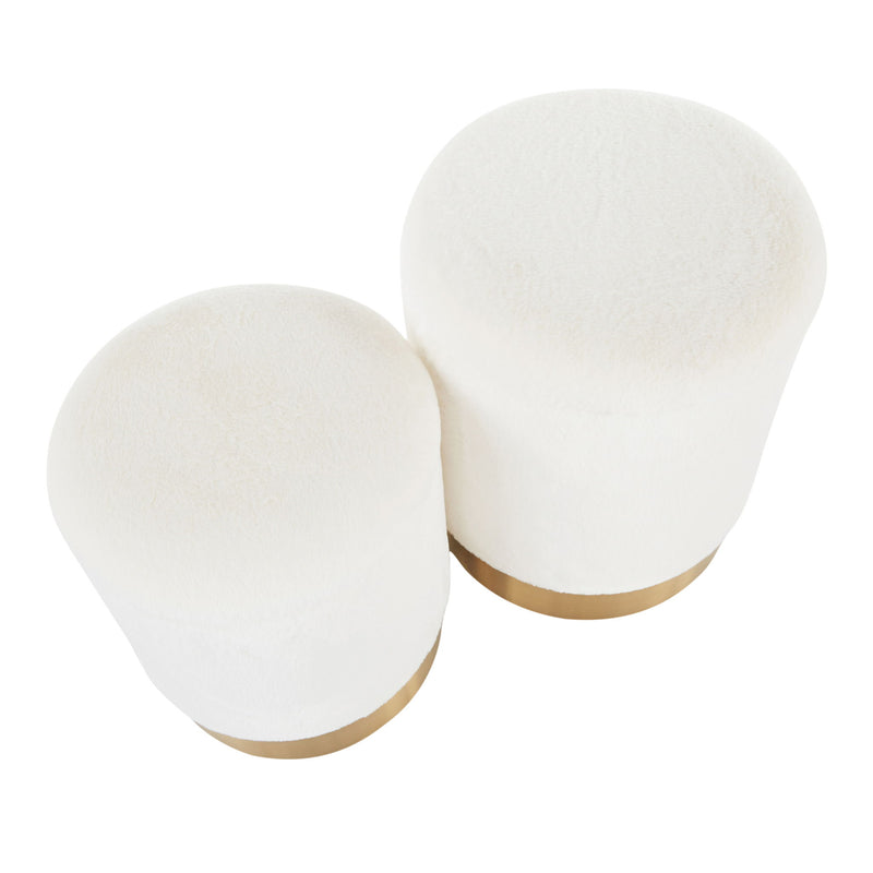 Marla - Contemporary Nesting Ottoman Set