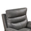 Liyasi - Dual Okin Motor Rocking And 240° Swivel Single Sofa Seat Recliner Chair Infinite Position, Head Rest With Power Function