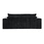 Upholstered 3 Seater Sofa With Wide Armrests