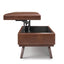 Owen - Lift Top Large Coffee Table Storage Ottoman, Mid Century Style