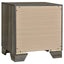 Funston - 2 Drawer Nightstand - Brown Oak