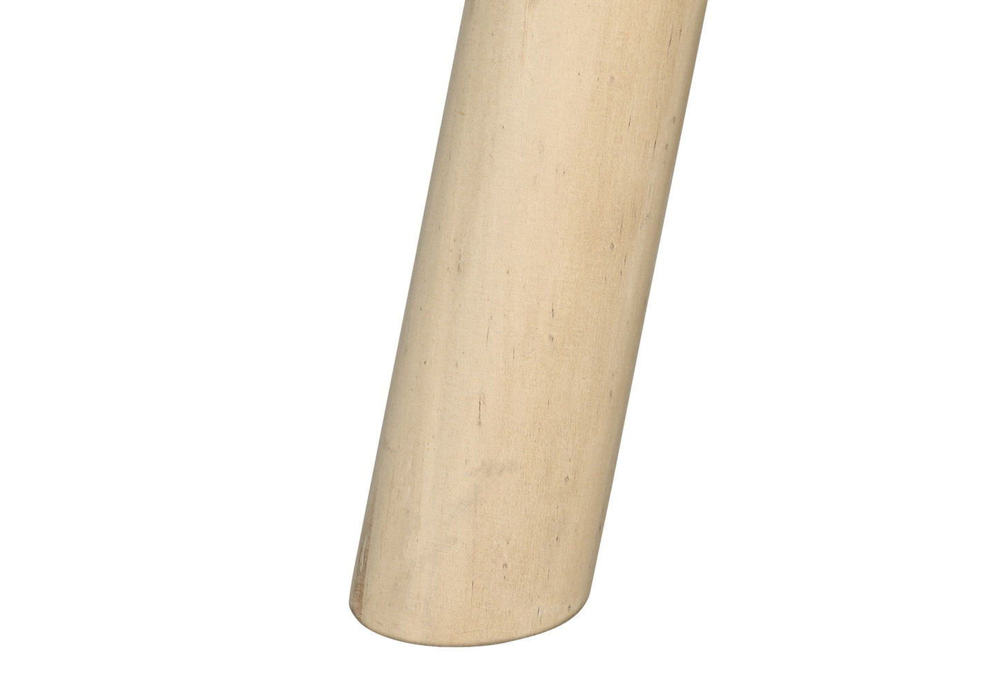 Ottoman, Pouf, Footrest, Foot Stool, Round, Natural Wood Legs, Contemporary, Modern