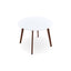 Dining Table - Brown / White