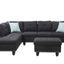 Alger - Left Hand Facing Sofa & Chaise With Ottoman
