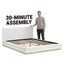 Elegant Upholstered Bed
