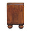Open Woven Bedside Table, 1 Drawer - Chestnut