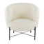 Chloe - Contemporary Chair - Black / White